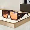 Designer solglasögon för män kvinnor 1036 överdimensionerade mode CR-39 avantgardeglasögon stil anti-ultraviolet klassisk popularitet rektangel ramglasögon slumpmässig låda