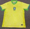 Novo 2024 2025 Brasil camisas de futebol 24/25 CASEMIRO L.PAQUETA RIHARLISON NEYMAR camisa RAPHINHA G.JESUS VINI JR RODRYGO Kit infantil uniforme de futebol