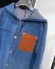 Kvinnorjackor Designer Jackets denim Coat Button Letters Spring Autumn Style For Lady Outfit Woman Jeans Classic Femme 240305