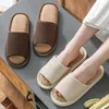 Hausschuhe aus japanischem Leinen, für Zuhause, Baumwolle, Liebhaber, rutschfest, warmer Schuh für Damen, bequeme Mode