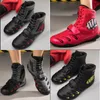 Sapatos de boxe profissional masculino tênis ao ar livre luta leve anti deslizamento