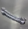 female double heads magic purple crystal ribs glass penis dick stick analplug dildos adult sex toys sexo game product for women7353525 Best quality