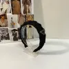 Luxuriöse Designer-Stirnbänder für Mädchen, schwarze Luxus-Kopfbedeckung, Stirnband, Haarschmuck