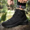 Outdoor Shoes Sandals Men Boots Outdoor Non-slip Desert Ankle Boots For Mens Tactical Combat Boots For Male Casual Waterproof Hiking Shoes YQ240301