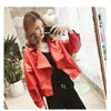 Våren och hösten 2024 New Hong Kong Style Casual Loose Short Motorcycle Leather Jacket Women's Jacket