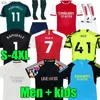 Voetbalshirts XXXL voetbalshirts thuis weg derde groen 2023 2024 voetbaltenues shirt Heren Kinderen set ArSeNH2435