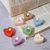 Candles 3/5PCS Heart Shaped Aromatherapy Candle Proposal Birthday Party Decoration Random Color