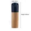 Wooden Salt and Pepper Mill Spice Nuts Mills Handheld Seasoning Grinder Bottle Cooking Home Decoration Kitchen BBQ Tools 240304