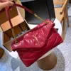 Torebka damska luksusowe projektanci krzyżowych Klasyczne skórzane torby litera rozmiar 29 cm torba na ramię miękką torbę elegancką wysokiej jakości