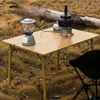 Mobília de acampamento ao ar livre mesa dobrável de bambu camping multifuncional portátil e fácil de armazenar jantar