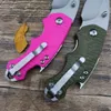 Grossista 3800 Shuffle Coltello pieghevole multifunzione 2.375 "Lama liscia Nero / rosa / verde Manici GFN Coltelli tattici da caccia all'aperto EDC da campeggio 7550 7500 7600 7650