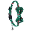 Hundebekleidung 1 Stück Weihnachten Haustierhalsband Verstellbare festliche Katzenfliege Fliege mit Glocke liefert Zubehör