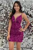 Party Dresses Bafftafe Sheath Sequin Homecoming Glowns For Girl Over Knee Mini Women Prom Dress 2024 Sexig Backless Formal Cocktail
