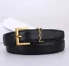 Belts Top Designer Women Genuine Leather Cowhide Width 3cm Y Belts Bronze lady high-quality Waistband man luxury letter 240305