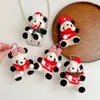 Porte-clés Porte-clés Pendentif Panda Téléphone Charme Doux Matériau En Peluche Pour Sacs À Dos Et Sacs À Main