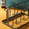 Zeepdispenser 6 Glazen Bekers Standhouder Drogen Plank Keuken Water Cup Rack Thuis Opknoping Afdruiprek Opslag Accessoires