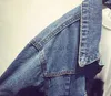 سترات للسيدات أزياء الأزياء للملابس النسائية قطع جينز جينز ومعاطف 2016 جيوب الربيع chaquetas mujer 240305