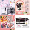 Nail Art Kits Poly Extention Gel Set Manicure Kit Quick Extension Building For Starters Professional Drop Delivery Dhxvs