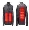 Hommes femmes chauffage veste hivernale extérieure USB infrarouge à capuche randonnée électrique sports thermiques grimper manquer 6995194