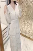 Women Sexy Deep VNeck Layers Ruffles Party Dress 2020 self portrait Summer Hollow Out Lace Long Sleeve Maxi Cake Dress SXXL15598809