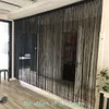 300x200cm tråd gardiner skärm bandsträng avdelare blind för vardagsrumsdörrvägg fönsterpanel tofs gardin 240304