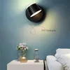 Настенный светильник Nordic Внутренний светодиодный настенный светильник с переключателем, вращающийся на 350 градусов, прикроватный светильник для чтения с одной головкой, бра для спальни в отеле, освещение