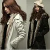 Trench Women Parkas Lady Winter Clothing Girl's Faux Warn Fur Outwear Foder Pälsjackor Overcoat Coats Tops