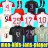 Voetbalshirts voetbalshirts SANE 2023 2024 voetbalshirt MUSIALA GORETZKA GNABRY BAYERNS camisa de futebol mannen kids kits fans speler setsH2435