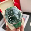 MĘŻCZYZN AUTOMATYCZNE MECHANICZNE CERMICZNE PIERŚCIE 42 mm Składanie stali nierdzewnej Guma klamra klamra Pływa Sapphire Luminous zegarek Montre de Luxe