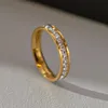 Original Designer logo engrave diamond LOVE Ring 18K Gold Silver Rose 750 Stainless Steel Rings Women men lovers wedding Jewelry gift big USA size 6 7 8 9 10 OK