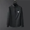 Luxus-Designer-Herrenhemden, modische, lässige, geschäftliche, soziale Jacken und Cocktailhemden der Marke Frühling Herbst, die den modischsten Mantel schlank machen