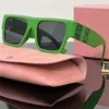 Gafas de sol de lujo Miuity Miu Diseñador para mujeres Hombres Gafas Goggle Carta Playa Sol Piernas de metal Mu Diseño SMU09WS