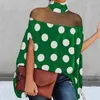 Women's Blouses Summer Blouse Anti-Shrink Pullover Tops 3D Cutting Stylish Batwing Sleeve Solid Color Cape Daily Garment