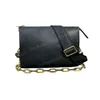 Designer handtas vrouwen Metalen ketting schouderband Lederen schoudertas vrouw luxe handtassen mode crossbody tassen DH012