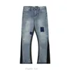 Jeans pour hommes Designer Galeries Pantalons Trou de mode Splash Encre Graffiti Imprimer Tissu lavé High Street Luxe Femmes Pantalons Casual Plus Taille M-XXL