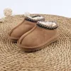 Kids Toddler Tasman Ii Slippers Tazz Baby Shoes Chesut Fur Slides Sheepskin Shearling Classic Ultra Mini Boot Winter Mules Slip-on Wool Uglis