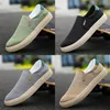 Casual schoenen Solide kleuren Zwart Wit Donker Khaki Jogging Walking Low Mens Dames Sneaker Classical Trainers Gai