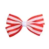 Vêtements pour chiens Couleurs de bonbons Petites pinces à cheveux Chat Papillon Arcs Épingles à cheveux Stripe Barrette Pet Puppy Fournitures de toilettage Accessoires