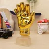 Trophées de tournoi de Football direct d'usine, ameublement créatif, trophée sphérique, Style européen, trophée en résine plaquée or