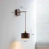 Wall Lamp IWHD Walnut Wooden LED Wall Lights Fixture Home Indoor Lighting Luminaira Bedroom Living Room Beside Lamp Nordic Modern Wandlamp