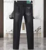 Men's Jeans designer mens Elasticity Jean Hombre trousers and women fashion brand luxury pants denim pant Trend Brand Pants Mens Skinny buttons 07 240305