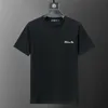 Дизайнерская футболка Повседневная футболка MMS с монограммным принтом и коротким рукавом на продажу, роскошная мужская одежда в стиле хип-хоп, азиатский размер 0133