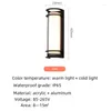 Vägglampa Modern utomhus IP65 Vattentät LED-ljus 40W 85-265V Courtyard Lamps Gate For Terrace Balcony Garden Lighting