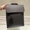 Homens designer mochila de couro genuíno luxo mochilas viagem clássico saco para portátil bookbag simples volta pacote tote ombros sacos