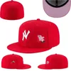 Designer Cappelli aderenti Cappello da baseball ricamato Tutte le squadre Logo Berretto in cotone unisex nuova era Snapbacks moda strada hip hop Sport all'aria aperta da uomo Berretti Berretto mix ordine taglia 7-8