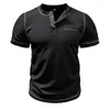 Homens camisetas Casual Business T-shirt Moda Cor Sólida Botões de Alta Qualidade Temperamento Esporte Camisa Masculina