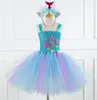 Kızlar Denizkızı Şeker Drkids Lipop Modelleme Frock Bebek Kız Performans Kostümleri Yaz Çocukları Doğum Günü Kıyafetleri X05092430120