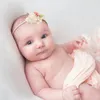 Acessórios de cabelo Crianças Flores Elásticas Headband Princesa Estilo Flor Bebê Europeu e Americano Simples