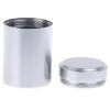 Bouteilles de rangement Portable Mini Tea Can Aluminium Stash Jar Sceau d'odeur Conteneur d'odeur Spice Organizer Pot Cuisine