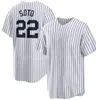 2 Jeter 99 판사 야구 유니폼 Kingcaps Cool Base Jersey 22 Soto 11 Volpe 48 Rizzo 27 Stanton 7 Mantle 4 Gehrig 4 Gehrig 45 Cole 스포츠 도매 인기 Dhgate